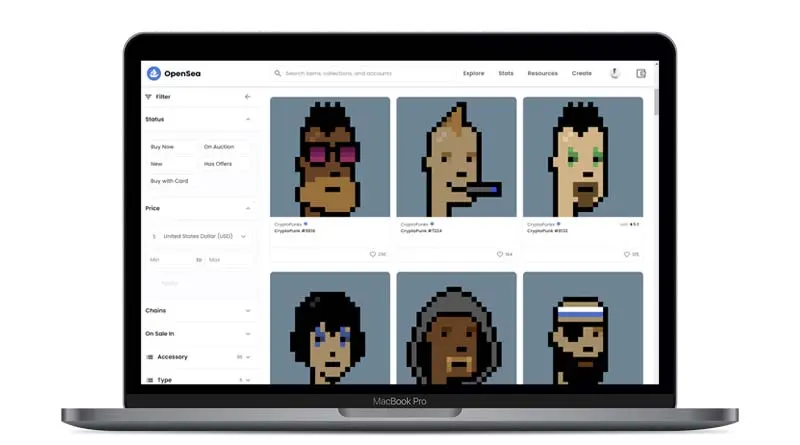 NFT: CryptoPunks (пример, цифровое искусство) – Успешная коллекция