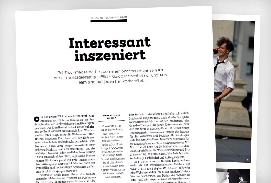 Interview & Artikel — ‘Kleines Wirtschaftswunder’ (Mittelpunkt Magazin)