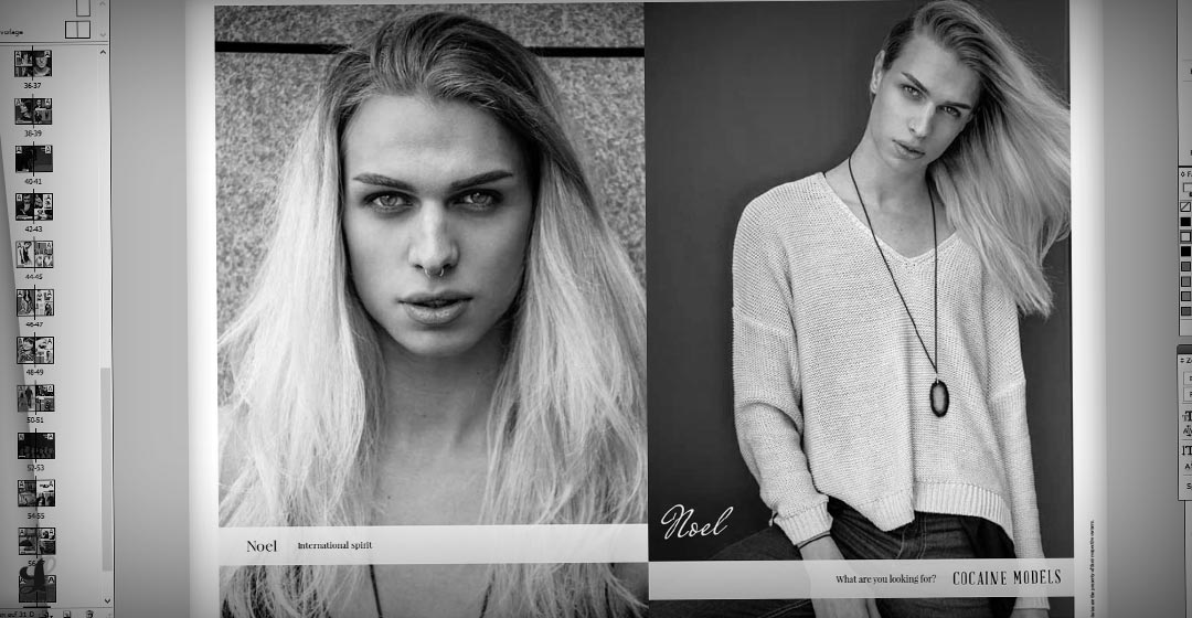 Lukinski design agentur model magazin high fashion noel