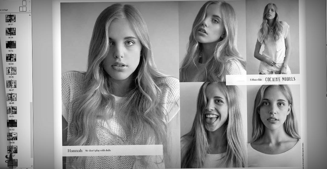 Lukinski design agentur model magazin laura