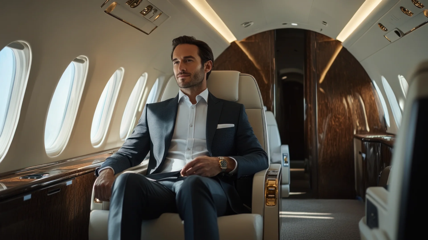Privatjet Charter als Geschaeftsreise - so fliegen Unternehmer